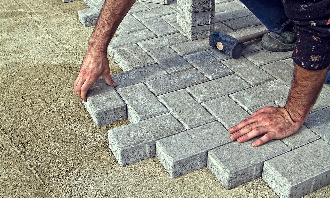 pavers paver interlocking paving repair driveway landscape beauty repairs cost appointment